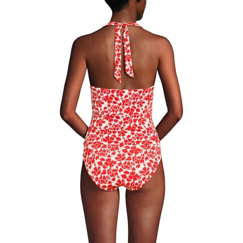 Lands' End Women's Twist Halter Tankini Top2