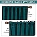 RYB HOME Velvet Curtains 63 inches Length, Back Tab & Rod Pocket Soft Fabric Curtains & Drapes for Bedroom Bathroom Cafe, Peacock Blue, W 42 x L 63, 2 Panels Set