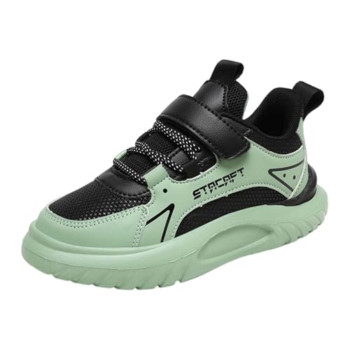 Boys Tennis Shoes Lace-Up Strappy Non-Slip Low Top Athletic Sneakers Lightweight Breathable Outdoor Sports Shoes