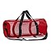 Scuba Diving Mesh Bag, Large Capacity Quick Dry Nylon Gear Storage Bag for Diving, Swimming, Gym, and Beach Equipment, Red（Red）