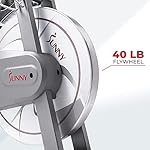 Sunny Health & Fitness Indoor Cycling Exercise Bike w/Pulse Sensors & 4-Way Adjustable Seat, Stationary Home Cardio Training Machine w/Micro-Adjustable Magnetic Resistance for Intensive Cardio Session - Image 3