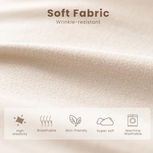 Image of Konssy 2 Pack Baby Lounger Cover, Stretchy Soft Infant Lounger Cover | For Baby Boys and Girls, Cover Set Only. Soft Breathable Fabric, Envelope Closure, Machine Washable, Coffee Check and Moon