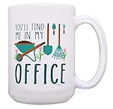 Master Gardener Gifts You'll Find Me In My Office Gardener Coffee Cup 15-oz Coffee Mug Tea Cup Multi