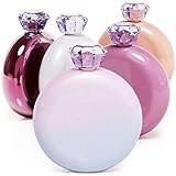 Maars Jewel Flask Stainless Steel Bottle with Leak Proof Cap | 5oz Cute, Compact & Hidden Liquor Storage - Ombre Magic Mist