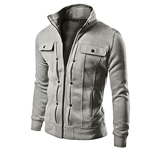 Manteau homme hiver chaud et cardigan zippé multi-saison confortable