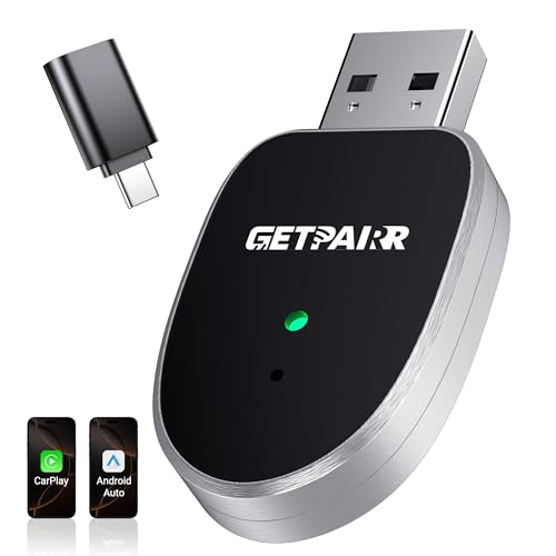 Mini 2-in-1 Wireless CarPlay & Android Auto Adapter GETPAIRR Mini