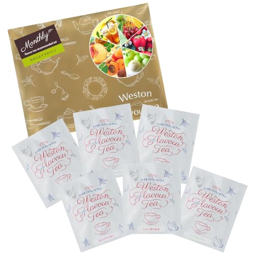 Weston Flavour Tea �Z�C���� �g�� 4�����I�t���[�o�[�Z�b�g 2.5g×3p×6��� �e�B�[�o�b�O �t���[�o�[��� ���敗�ƃ}���S���I�����W �������D�_�̒� �Ԃ����݂̍��� �N���[���\�[�_ �l�t�̃N���[�o�[ ���C�`���}�X�J�b�g �����X�i 