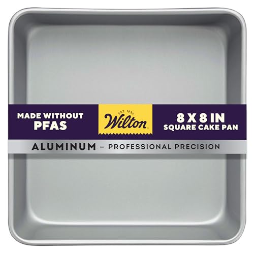 Wilton Performance Aluminum Square Cake and Brownie Pan, 8-Inch, Silver by Wilton - Used condition - US$12.97