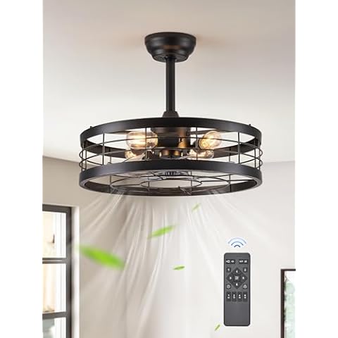 LEDIARY 20 inch Fandelier Ceiling Fan Cover
