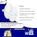 Wireless Bridge NBE-5AC-GEN2 PRE-CONFIGURED Bundle of 2 Outdoor Point-to-Point Wi-Fi Bridge, Plug and Play, 450+ Mbps Speed, 15+ km Range
