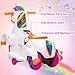 Ride on Car Toddler Riding Toy TOBBI Ride on Unicorn Toys for Girls Boys 3-Wheel Battery Powered Motorcycle Kids' Electric Vehicles Ride on Horse w/Music, Rainbow
