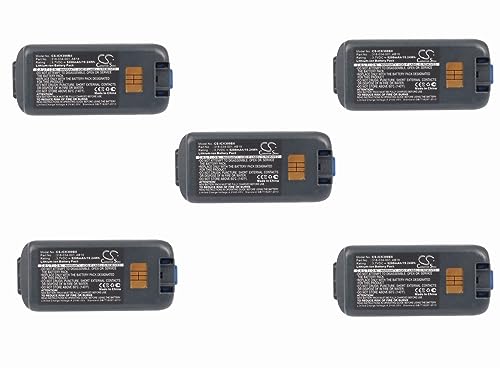 (5 Pack) XSP Battery for INTERMEC CK3 CK3A CK3C CK3C1 CK3N CK3N1 CK3R CK3X PN INTERMEC 318-033-001 318-034-001 AB17 AB18