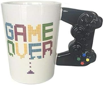 Puckator Game Controller Handle Mug, Ceramic, Mixed, Height 11cm Width 14.5cm Depth 8.5cm