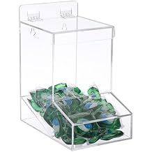 Sumnacon Acrylic Dispenser-Countertop Storage Container for Candy Shoe Covers Golves Hairnets Earplugs,Clear Laundry Pod Dispenser with Lids,Functional Wall Storage Dispenser for Laundry Room Pantry