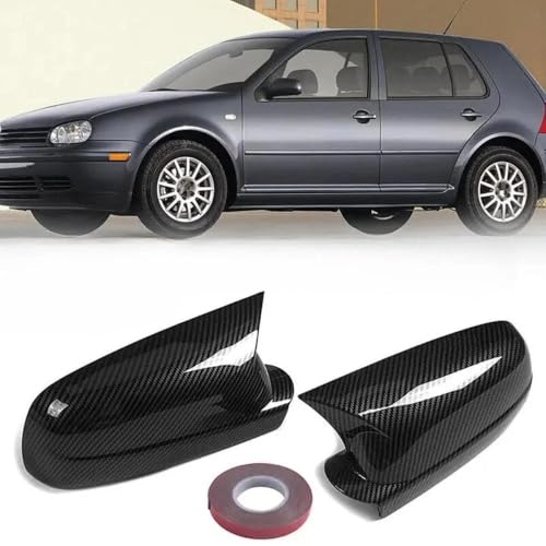 Couvercle de rétroviseur latéral brillant pour Golf 4 Jetta Passat