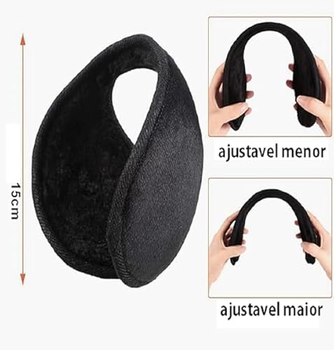 Proteto de Orelhas de inverno Preto