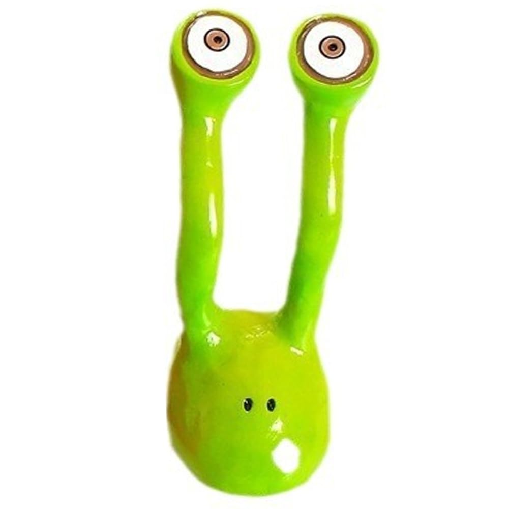 CTRLZS Garden 'S Eye Fairy Garden Snail Statues Snail Statues Accessories Funny Garden Decor Yard Art Green A