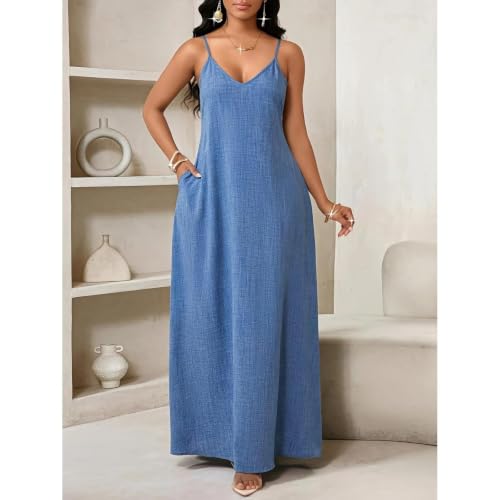 Robe longue bohème fluide pour soirées d'été et vacances - 2