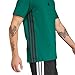 adidas Men's Essentials 3-Stripes Sportswear T-Shirt, Collegiate Green/Black, Large