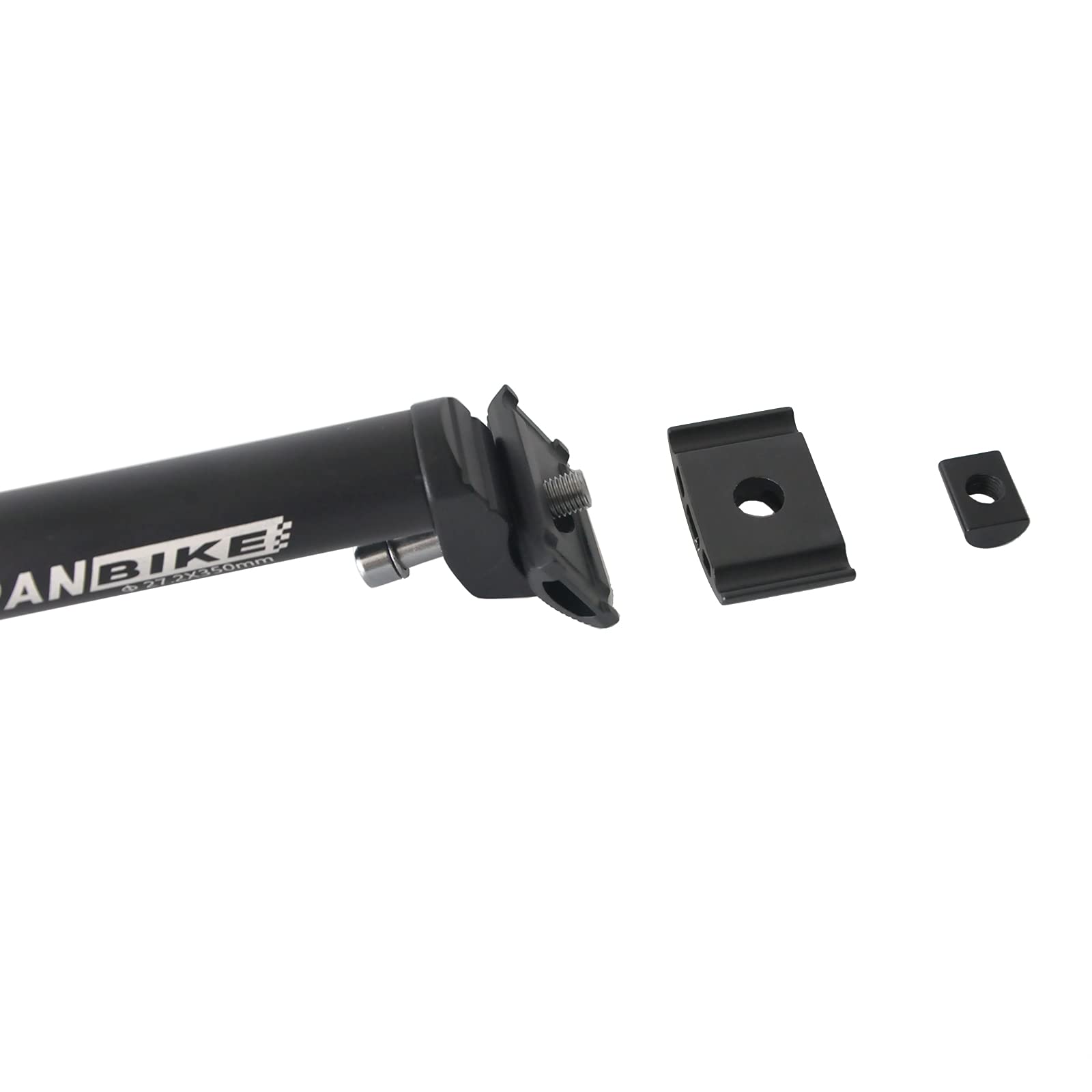 UPANBIKE Extra Long 17.7inch (450mm) Bike Bicycle Aluminium Alloy Seat Post with Micro Adjust Clamp (φ 27.2mm) - Image 3