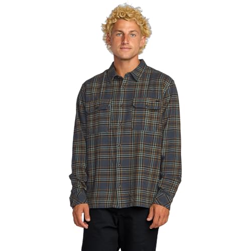 BILLABONG Offshore Long Sleeve Shirt M avec finitions soignées en coton premium