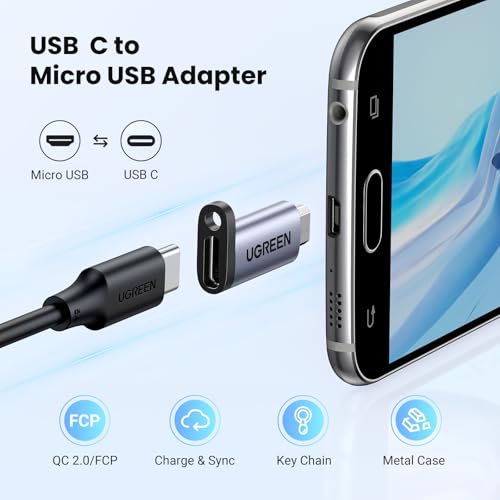 Image of UGREEN USB C to USB Adapter 10Gbps Aluminum OTG Cable