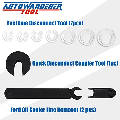 Fuel Line Disconnect Tool Set - Master Quick Disconnect Tool For Fuel Line System, Blue #TOP4