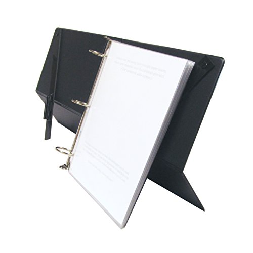 Freestanding Choreokeeper Black Specialty Split-Back Easel Binder For Display Of Up To Six Pages (Includes 4 Trifold Sheet Protectors) #TOP2