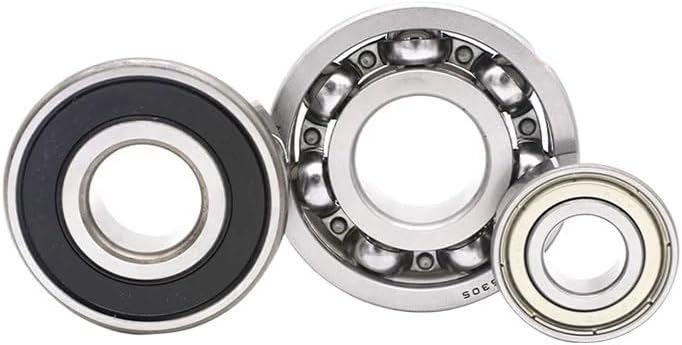 2pcs Deep Groove Ball Bearing 16001 16002 16003 16004 16005 16006 16007 16008 16009 ZZ 2RS(Open,16003 17x35x8)