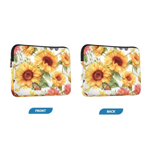 Funda para portátil 13-14 pulgadas impermeable con diseño mariposa miniatura 2