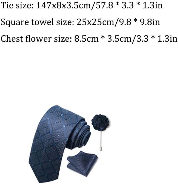 Formal Dress Western-style Clothes Necktie Men Stripe Tie Set