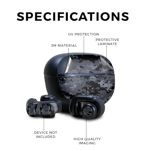 Image of Skin Compatible with Bose Ultra Open Earbuds - Digital Camo - Premium 3M Vinyl Protective Wrap Decal Cover - Easy to Apply | Crafted in The USA by MightySkins