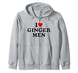 Photo Gallery i love ginger men felpa con cappuccio Photo Gallery i love ginger men felpa con cappuccio