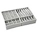 Produktbild Naerde Set von 4 Schubladen-Organisatoren Socken faltbare Schrank Organisatoren für Taschentuch, Bras, Socken und Neck Krawatten, Unterwäsche