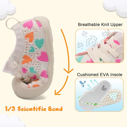 Image of JIASUQI Baby Shoes for Toddler Boys Girls Sneakers Slip on Walking Shoes for Babies