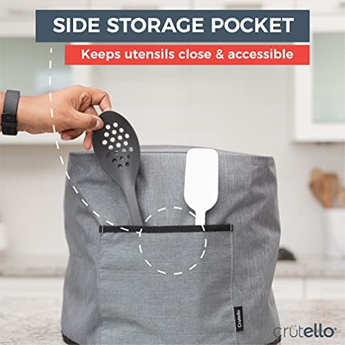 Image of Crutello Air Fryer Cover with Storage Pockets for 10 Quart Fryer - Small Appliance Dust Covers