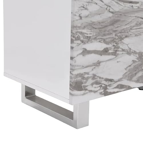 Furniture In Fashion Filo Sydney Large Sideboard Featuring 2 Doors and 3 Drawers in Elegant White Finish - Image 7