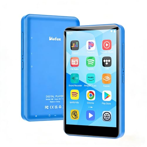 Lettore MP3 da 80GB Spotify, Lettore MP3 Android con Bluetooth