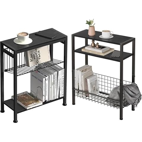 Lifenite Side Table for Small Spaces & DIY Narrow Side Table Cover