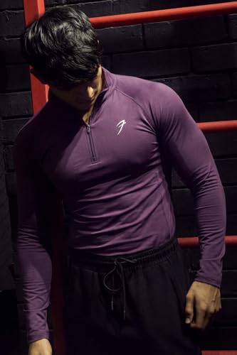 Image of Thrive Mens Slim Fit Pullover Sport and Gym Full Sleeve T-Shirt for Men