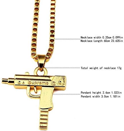 Creative Alloy Hip-hop SUPREME Pistol 