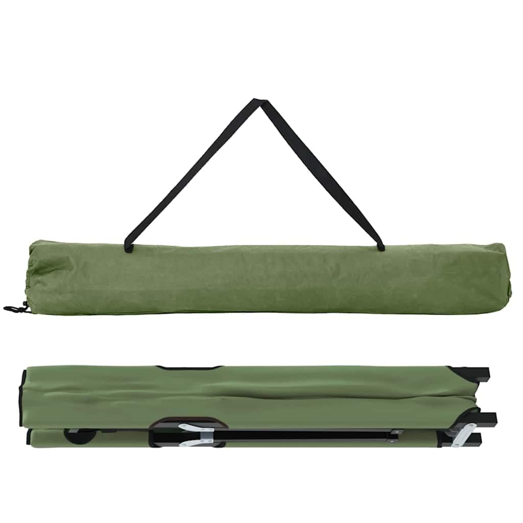 Generisch Klapp Schlafbett fürs Camping 2 pcs Grün 206 x 76 x 74 cm,Sportartikel,Outdoor-Aktivitäten,Camping Wandern,Camping-Möbel,Feldbetten-42003172