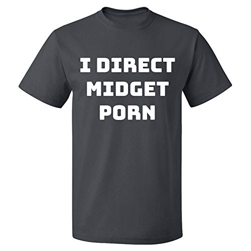 CRAZYDAISYWORLD Men Slim Fit T-Shirt, I Direct Midget Porn, Custom Short Sleeve Shirt, Multi Colors Adult T-Shirt