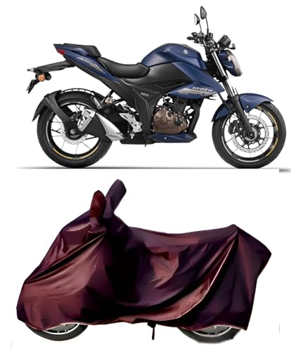 Image of AutoCart Bike Scooty Motorcycle Cover for Premium Bike (Vine Color) Also Suitable for All 125 CC Bikes and Scooty and Upto 150cc Pack of 1 | Design for Suzuki GIXXER