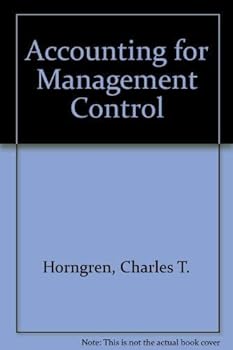 Hardcover Accounting for management control: An introduction Book