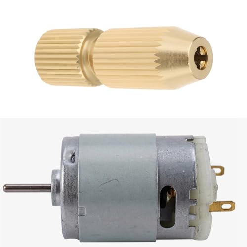 ECSiNG 2 Sets 0,8–1,5 mm Mini-Bohrfutter-Adapter, kompatibel mit 2,3 mm Motorwelle zum Bohren von ABS-Platten, dünnen Kunststoffstreifen