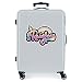 Enso Rainbow Maleta Mediana Azul 48x68x26 cms Rígida ABS Cierre combinación 70L 3,7Kgs 4 Ruedas Dobles