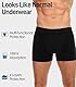 FORVEVO 3er Pack Inkontinenz Pants Männer Baumwolle,Waschbar Boxershorts Herren für Inkontinenz Underwear mit Saugfähigkeit Pants 100ml,Wiederverwendbar Unterhosen,Schwarz XL