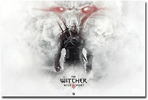 Lawrence Painting Geralt The Witcher 3 Wild Hunt Game Art Canvas Poster Print Pictures For Room Decor6