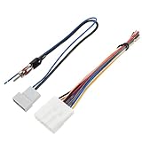 RED WOLF Car Radio Wiring Harness W/Antenna Adapter Select for 2008-2013 Nissan Armada Pathfinder Rogue, 2011-2014 Subaru Impreza Install Aftermarket 20 PIN Stereo Wire Cable Connector Adaptor